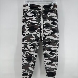 Nili Lotan Sweatpants Womens Small Green Camo French Terry Jogger Pants USA